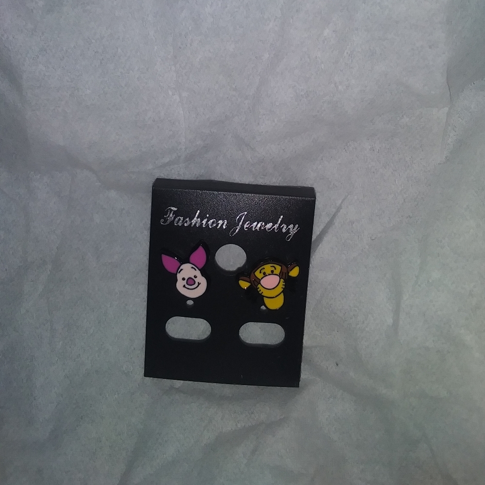 Tigger And Piglet Earrings